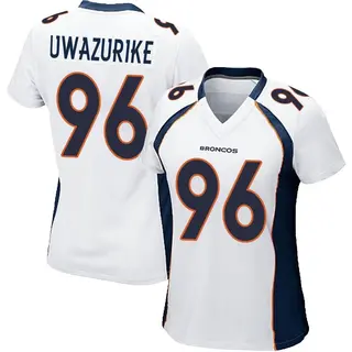 Denver Broncos Women's Eyioma Uwazurike Game Jersey - White