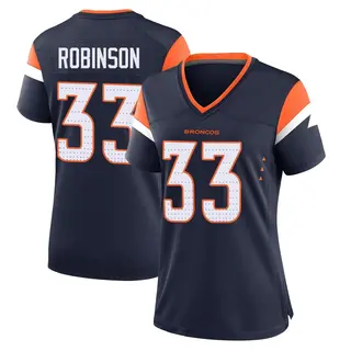 Denver Broncos Women's Jaden Robinson Game Alternate Jersey - Navy