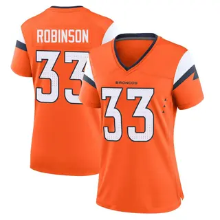 Denver Broncos Women's Jaden Robinson Game Jersey - Orange