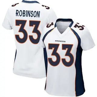 Denver Broncos Women's Jaden Robinson Game Jersey - White