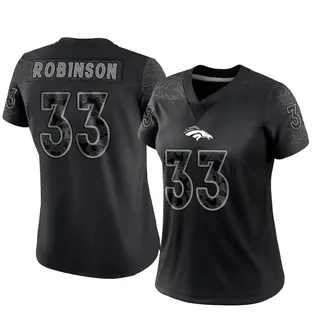 Denver Broncos Women's Jaden Robinson Limited Reflective Jersey - Black