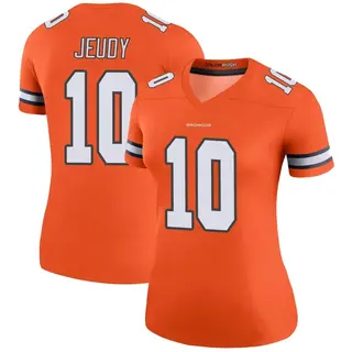 Denver Broncos Women's Jerry Jeudy Legend Color Rush Jersey - Orange