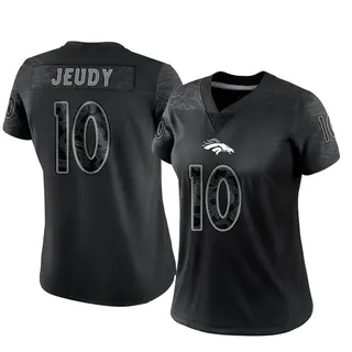 Denver Broncos Women's Jerry Jeudy Limited Reflective Jersey - Black