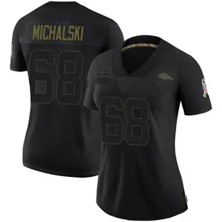 Denver Broncos Women's Joe Michalski Limited 2020 Salute To Service Jersey - Black