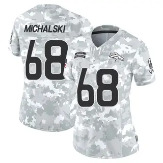 Denver Broncos Women's Joe Michalski Limited 2024 Salute to Service Jersey - Arctic Camo