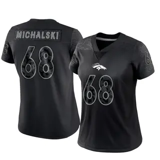 Denver Broncos Women's Joe Michalski Limited Reflective Jersey - Black