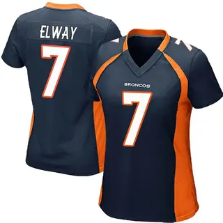 Denver Broncos Women's John Elway Game Alternate Jersey - Navy Blue