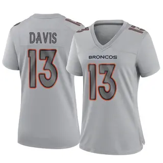 Denver Broncos Women's Kaden Davis Game Atmosphere Fashion Jersey - Gray
