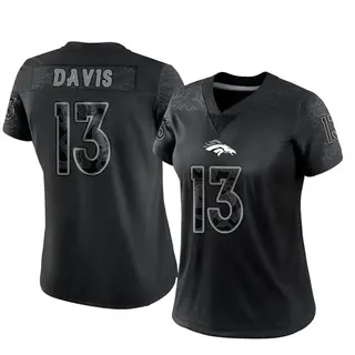 Denver Broncos Women's Kaden Davis Limited Reflective Jersey - Black