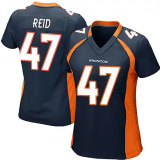 Denver Broncos Women's Karene Reid Game Alternate Jersey - Navy Blue