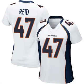 Denver Broncos Women's Karene Reid Game Jersey - White