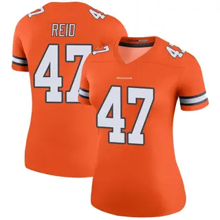 Denver Broncos Women's Karene Reid Legend Color Rush Jersey - Orange