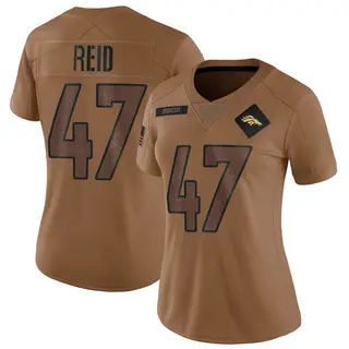 Denver Broncos Women's Karene Reid Limited 2023 Salute To Service Jersey - Brown
