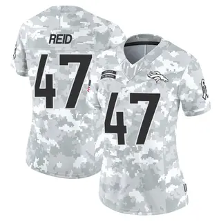 Denver Broncos Women's Karene Reid Limited 2024 Salute to Service Jersey - Arctic Camo