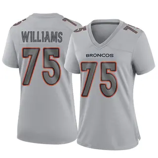 Denver Broncos Women's Kristian Williams Game Atmosphere Fashion Jersey - Gray