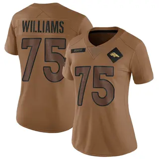 Denver Broncos Women's Kristian Williams Limited 2023 Salute To Service Jersey - Brown