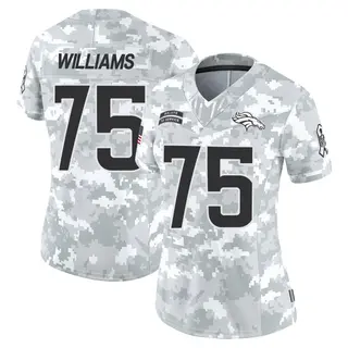 Denver Broncos Women's Kristian Williams Limited 2024 Salute to Service Jersey - Arctic Camo