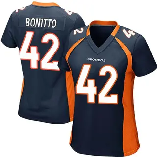 Denver Broncos Women's Nik Bonitto Game Alternate Jersey - Navy Blue