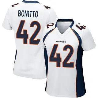 Denver Broncos Women's Nik Bonitto Game Jersey - White