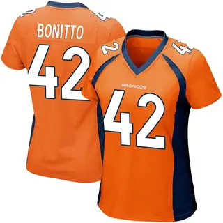 Denver Broncos Women's Nik Bonitto Game Team Color Jersey - Orange