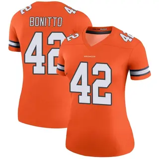 Denver Broncos Women's Nik Bonitto Legend Color Rush Jersey - Orange
