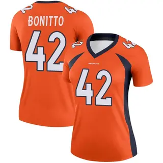Denver Broncos Women's Nik Bonitto Legend Jersey - Orange