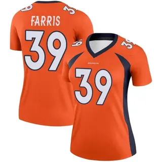 Denver Broncos Women's Rojesterman Farris Legend Jersey - Orange