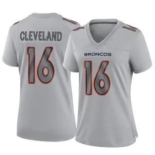 Denver Broncos Women's Tyrie Cleveland Game Atmosphere Fashion Jersey - Gray