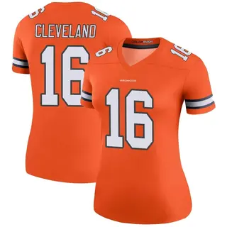 Denver Broncos Women's Tyrie Cleveland Legend Color Rush Jersey - Orange