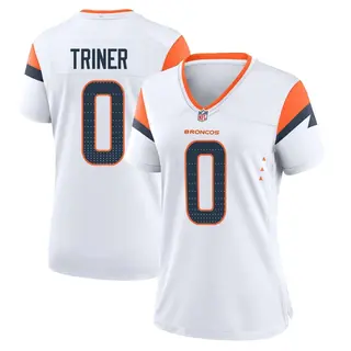 Denver Broncos Women's Zach Triner Game 2nd Jersey - White
