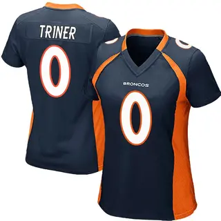 Denver Broncos Women's Zach Triner Game Alternate Jersey - Navy Blue