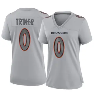 Denver Broncos Women's Zach Triner Game Atmosphere Fashion Jersey - Gray