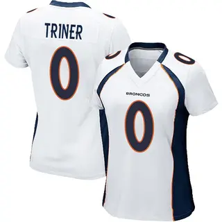 Denver Broncos Women's Zach Triner Game Jersey - White
