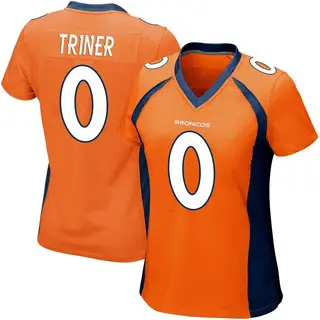 Denver Broncos Women's Zach Triner Game Team Color Jersey - Orange