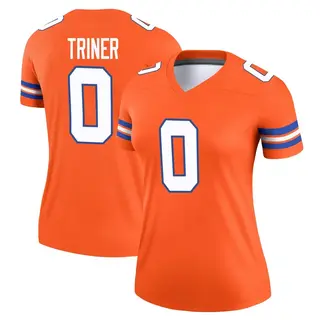 Denver Broncos Women's Zach Triner Legend Alternate Mile High Collection 1977 Throwback Jersey - Orange