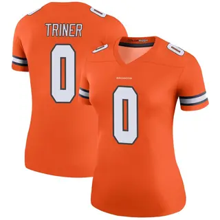 Denver Broncos Women's Zach Triner Legend Color Rush Jersey - Orange