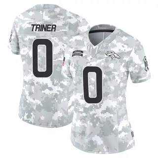 Denver Broncos Women's Zach Triner Limited 2024 Salute to Service Jersey - Arctic Camo