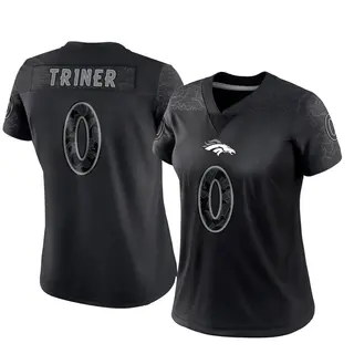 Denver Broncos Women's Zach Triner Limited Reflective Jersey - Black