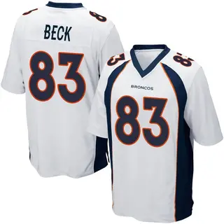 Denver Broncos Youth Andrew Beck Game Jersey - White