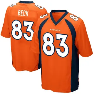 Denver Broncos Youth Andrew Beck Game Team Color Jersey - Orange