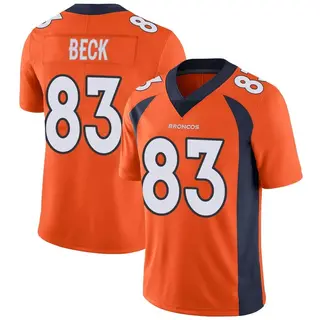 Denver Broncos Youth Andrew Beck Limited Team Color Vapor Untouchable Jersey - Orange