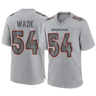 Denver Broncos Youth Barrington Wade Game Atmosphere Fashion Jersey - Gray