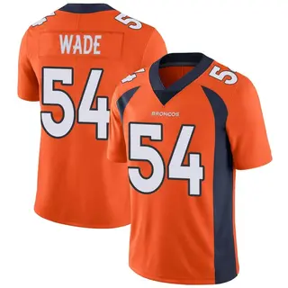 Denver Broncos Youth Barrington Wade Limited Team Color Vapor Untouchable Jersey - Orange