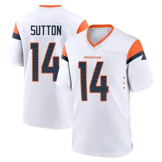 Denver Broncos Youth Courtland Sutton Game 2nd Jersey - White
