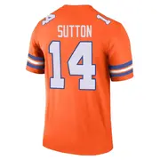 Denver Broncos Youth Courtland Sutton Legend Alternate Mile High Collection 1977 Throwback Jersey - Orange
