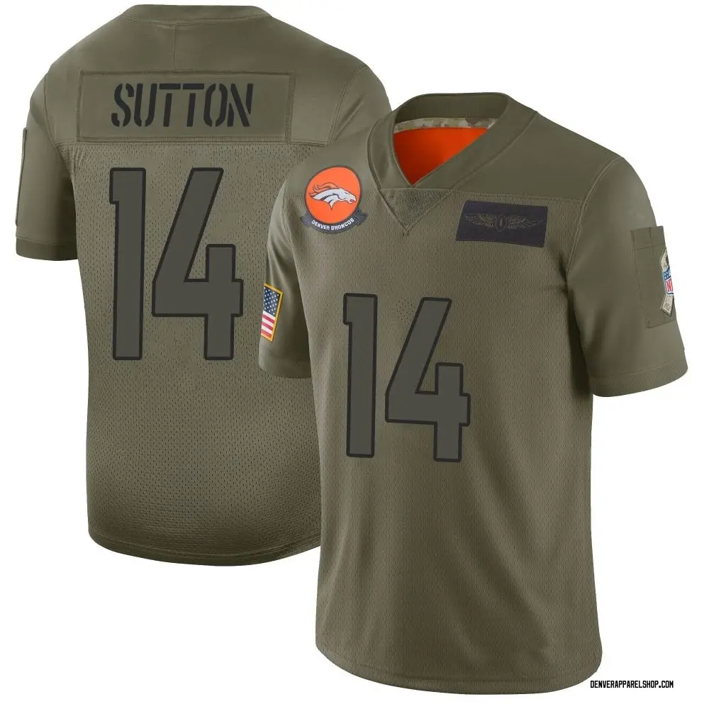 Denver Broncos Youth Courtland Sutton Limited 2019 Salute to Service Jersey - Camo