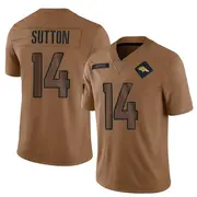 Denver Broncos Youth Courtland Sutton Limited 2023 Salute To Service Jersey - Brown
