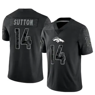 Denver Broncos Youth Courtland Sutton Limited Reflective Jersey - Black