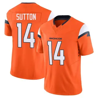 Denver Broncos Youth Courtland Sutton Limited Vapor F.U.S.E. 2nd Jersey - Orange