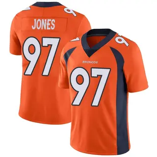 Denver Broncos Youth D.J. Jones Limited Team Color Vapor Untouchable Jersey - Orange